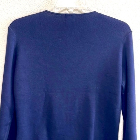 NWT INC Petite Woman Navy Blue One Button Cardigan Size S - Picture 7 of 12